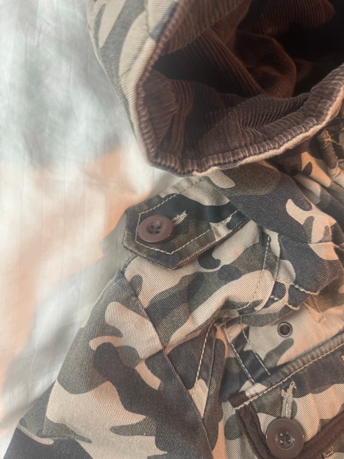 카모 후드집업 자켓 상품이미지4