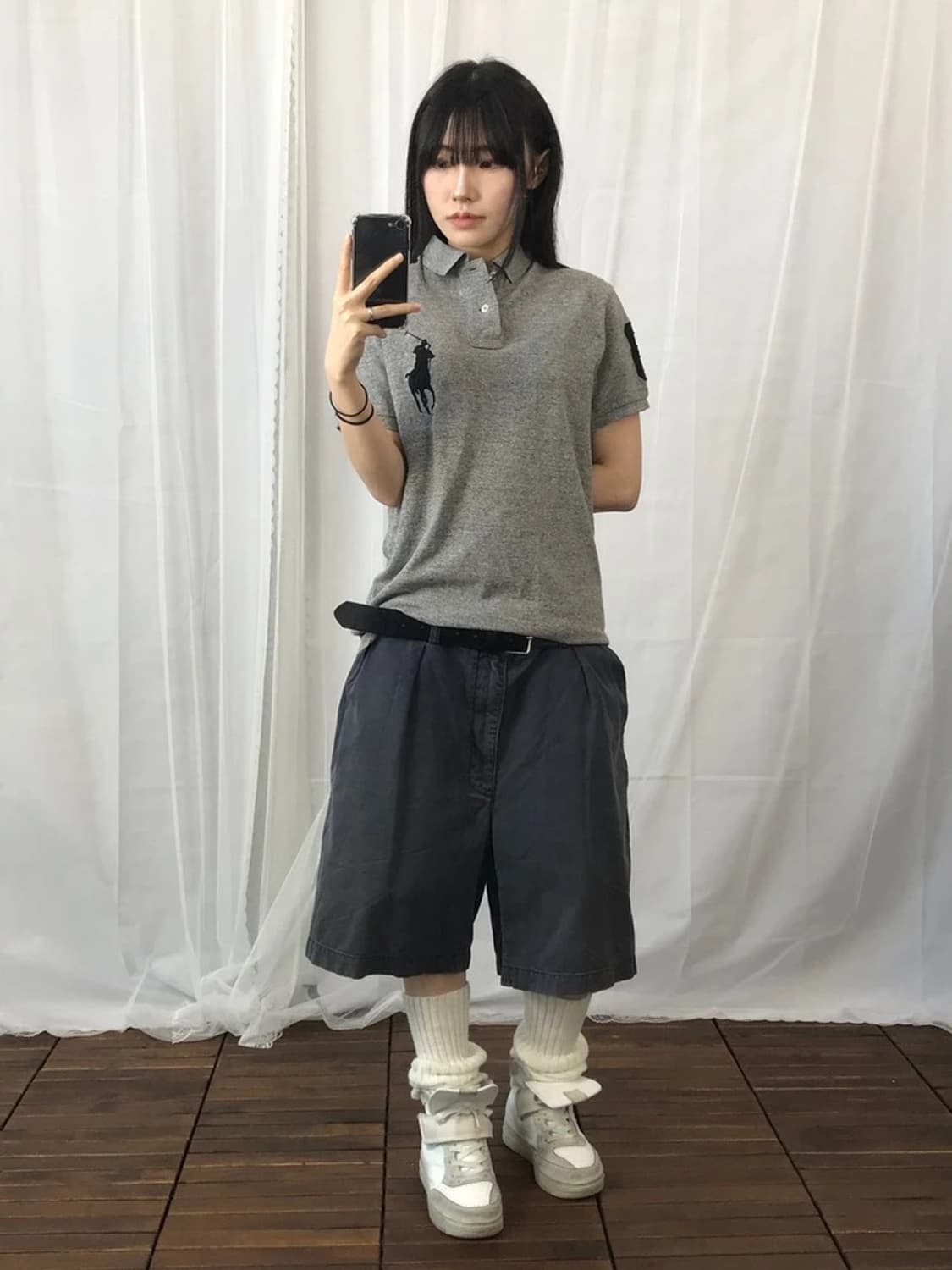 Polo Ralph Lauren Gray Big Pony Polo 상품이미지1
