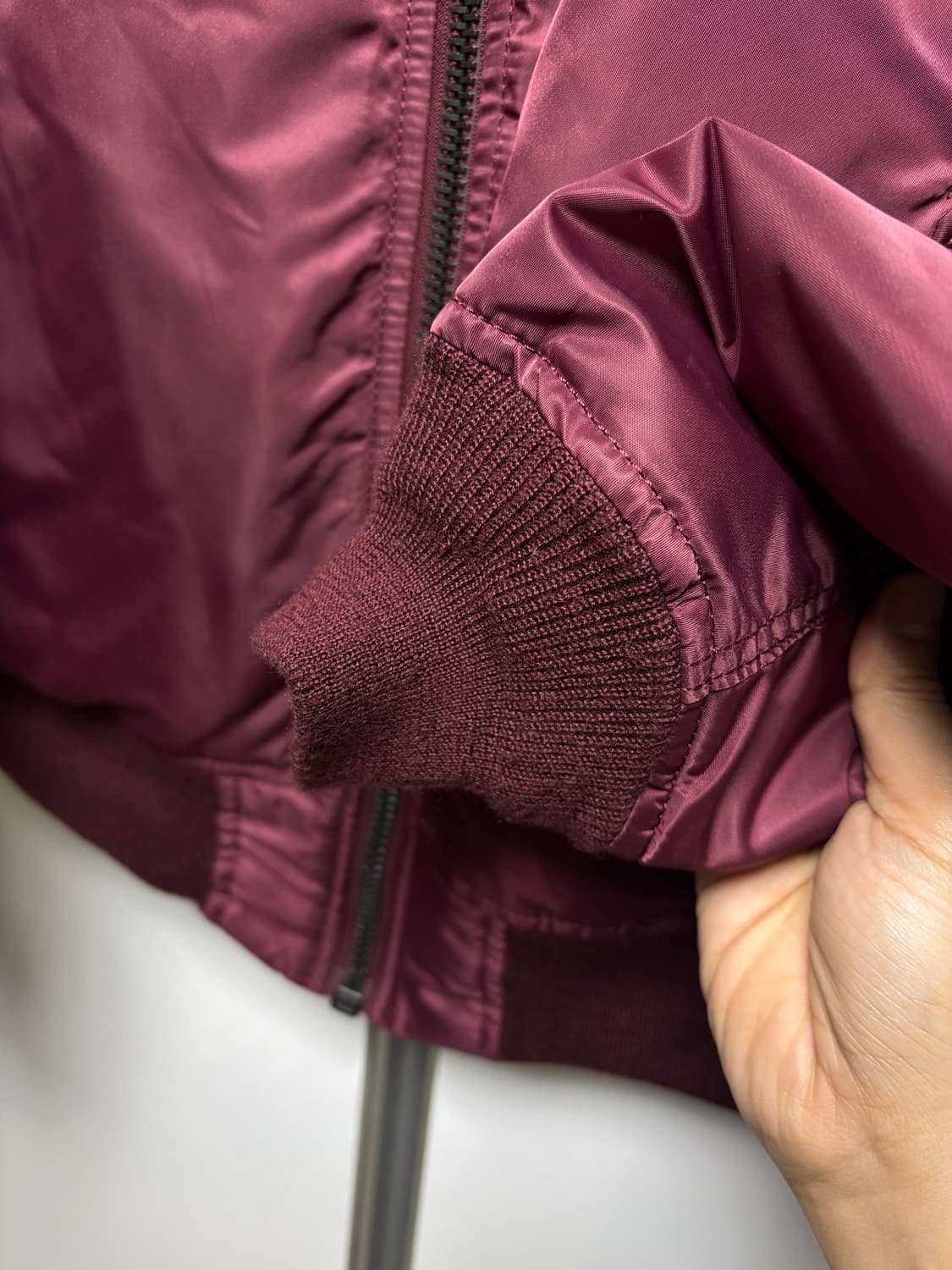 아비렉스 베이직 MA-1 버건디 상품이미지5