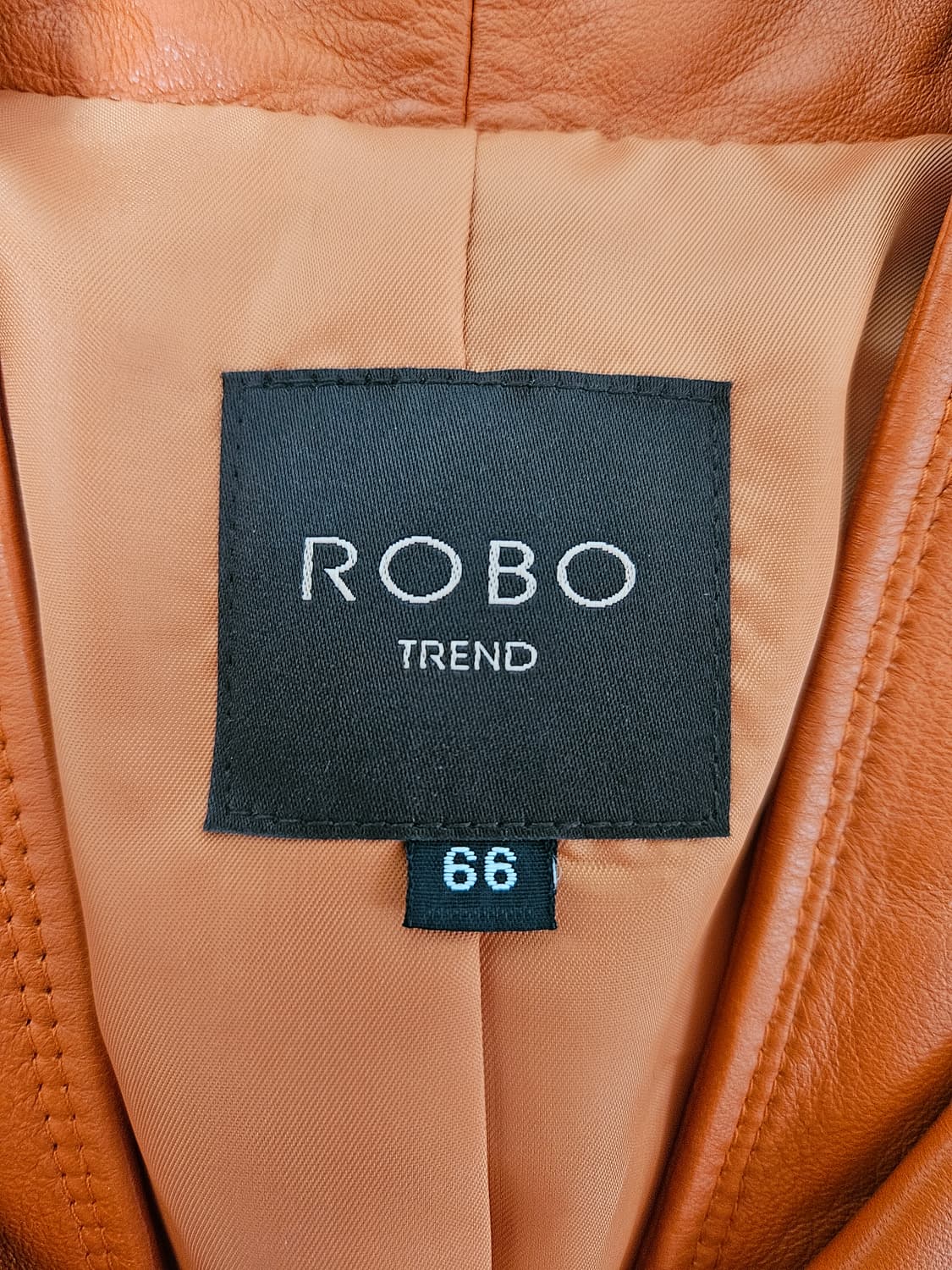 로보 양가죽 라이더자켓 오렌지 66 상품이미지2