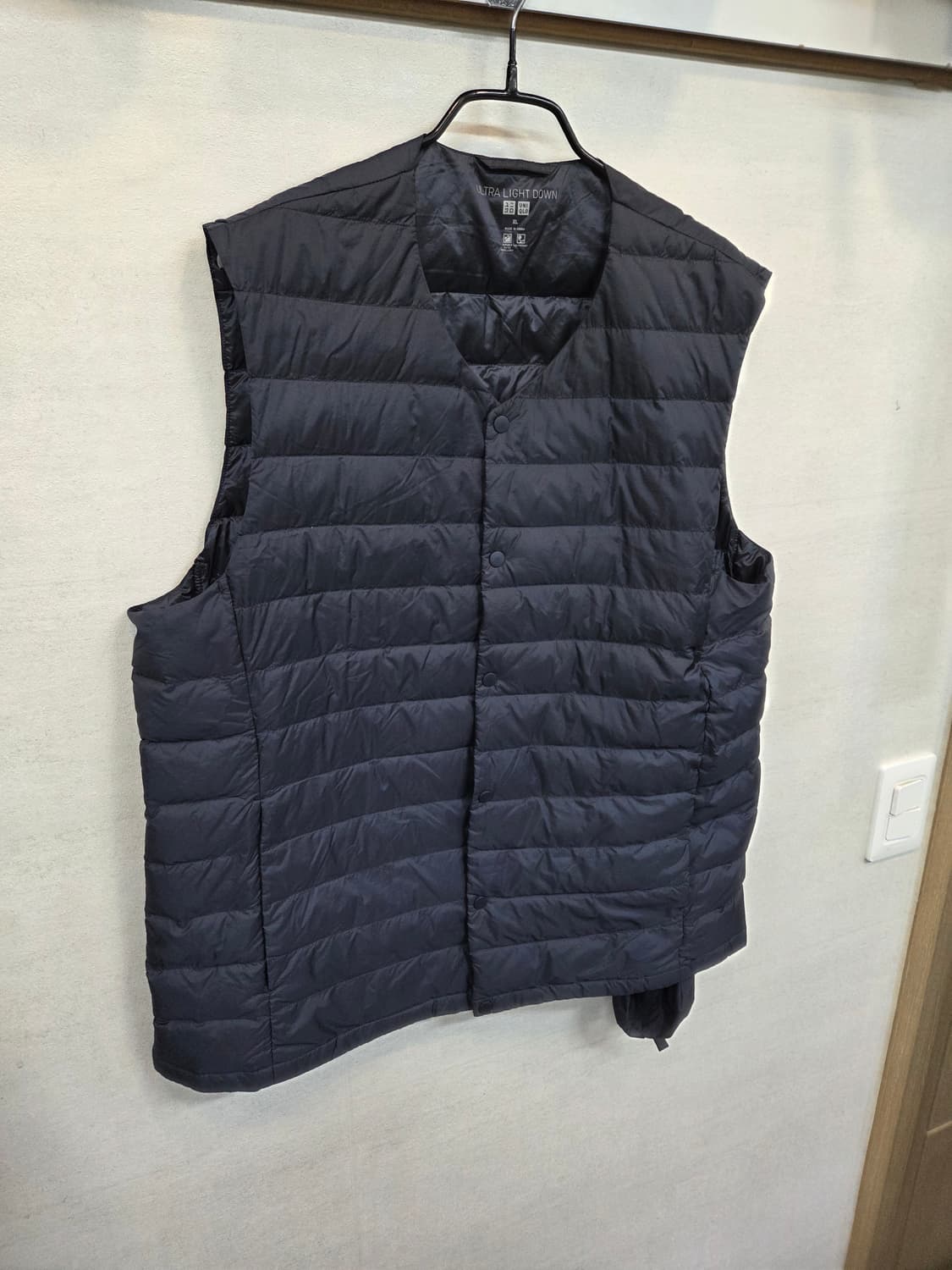 유니클로 울트라라이트다운 경량패딩 조끼 xl 다크네이비  상품이미지5
