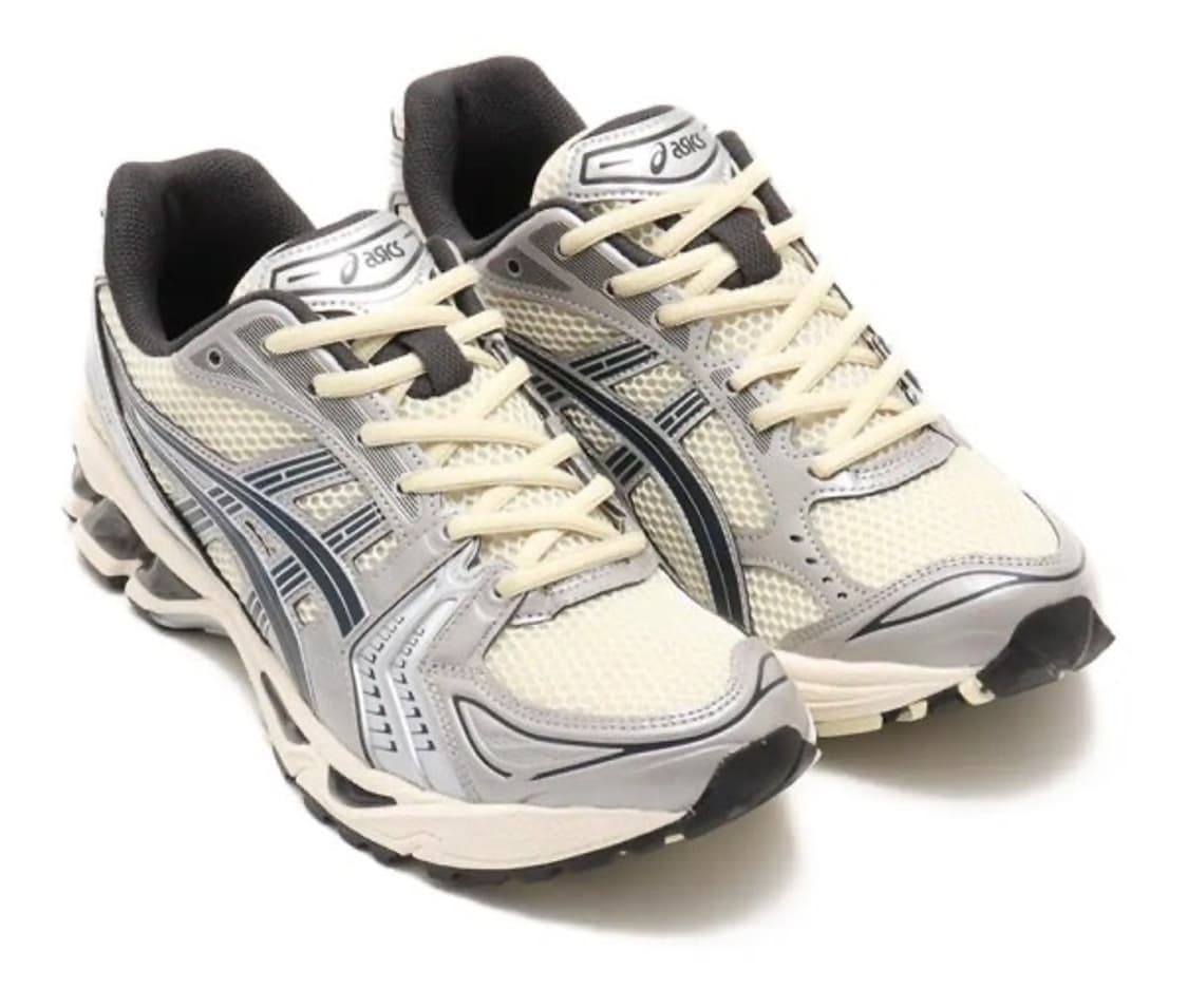 아식스 젤 카야노 14 오이스터 화이트 스티플 그레이 상품이미지1