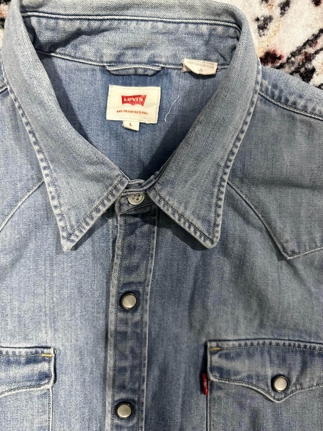 리바이스 웨스턴 데님 셔츠  상품이미지2