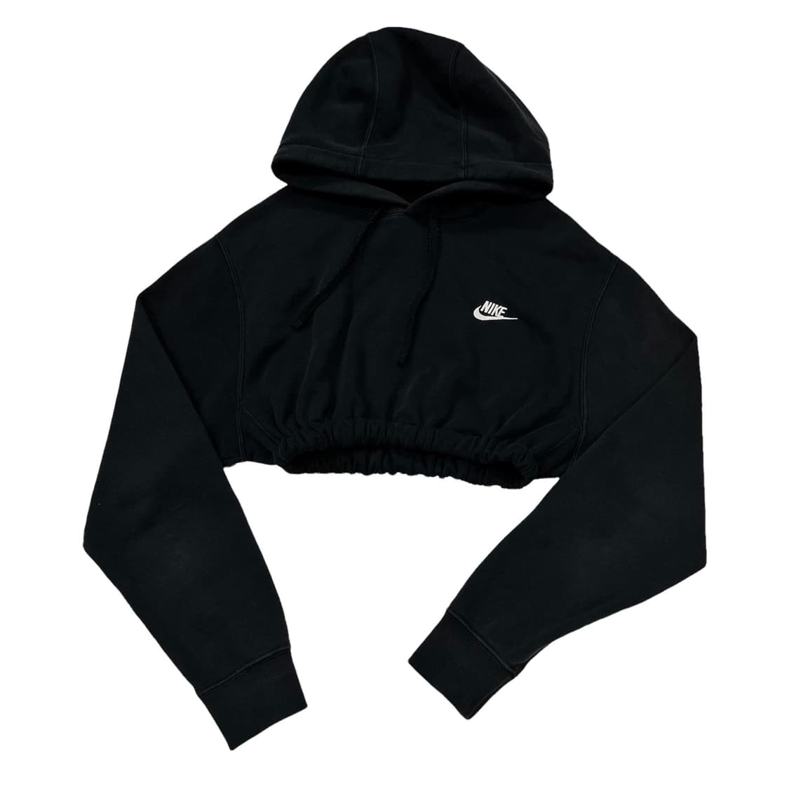 나이키 로고 크롭 후드티 상품이미지1