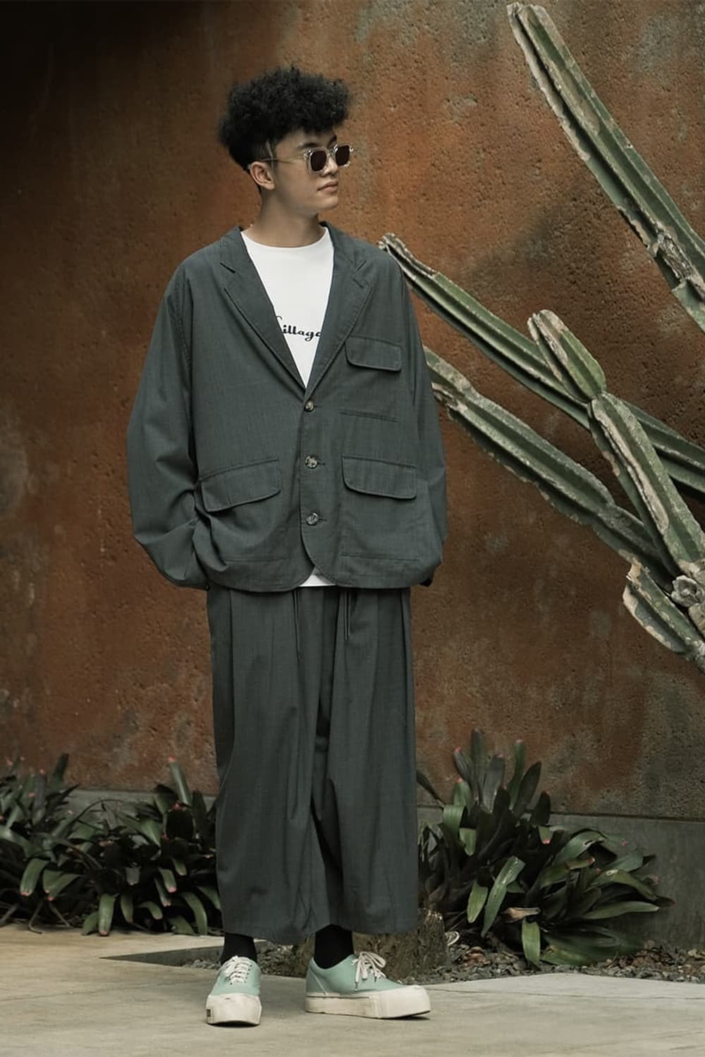 실라주 sillage 패커블 셋업 그레이 상품이미지1