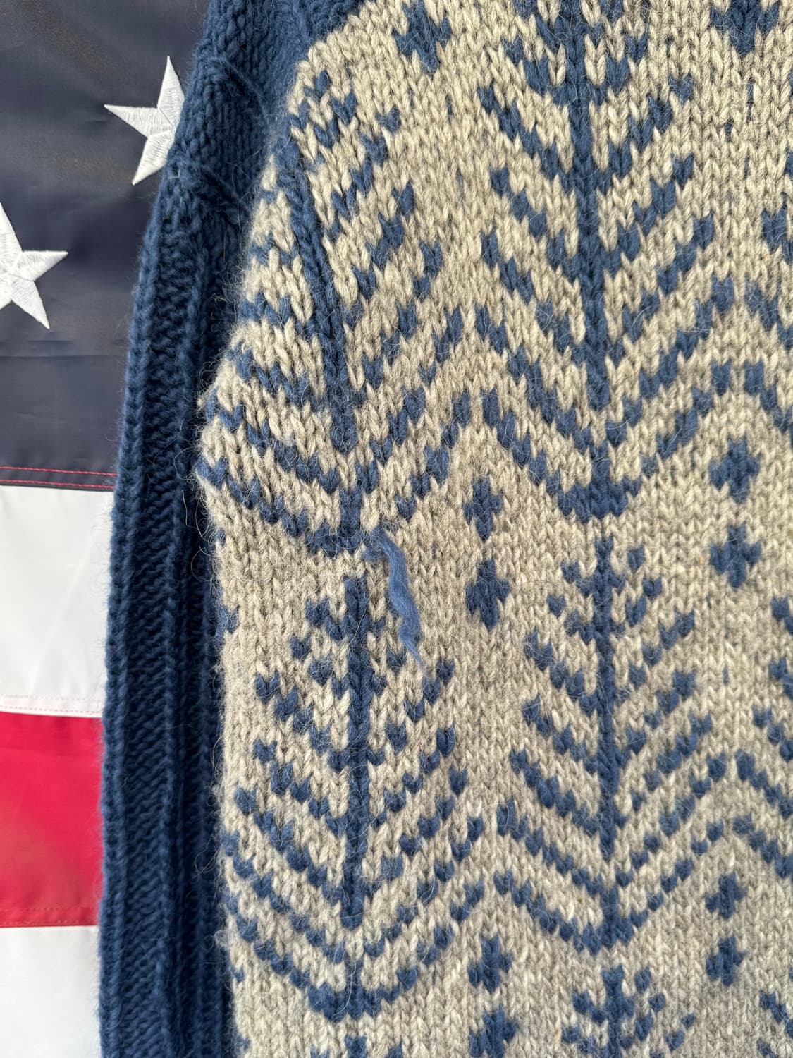 헤비 울 패턴니트 B168 상품이미지3