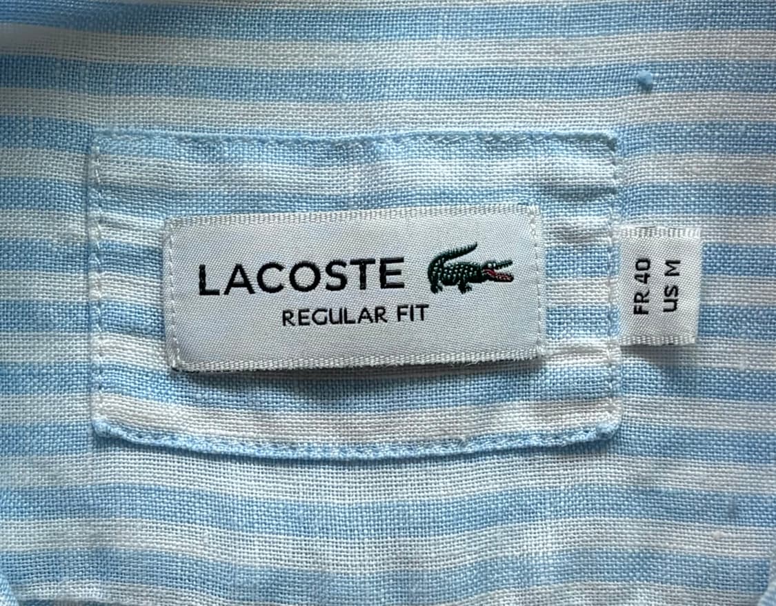 Lacoste 라코스테 스트라이프 린넨 셔츠 상품이미지4