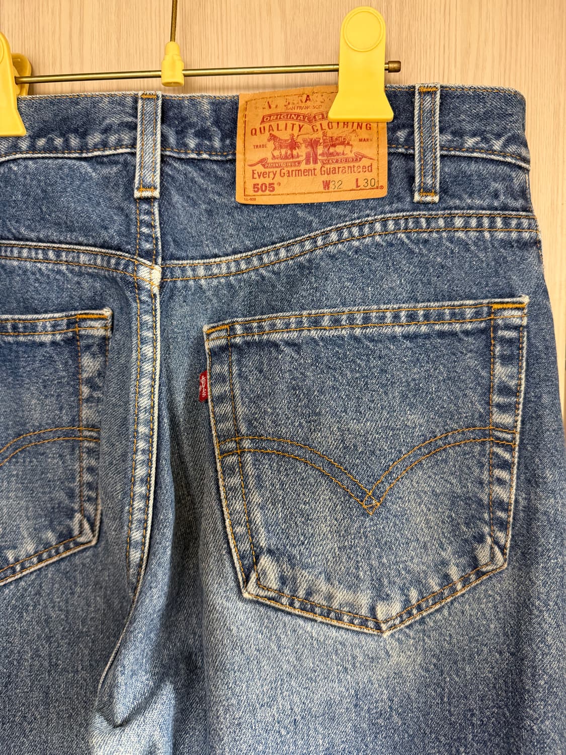 리바이스 505 중청 데님 상품이미지6