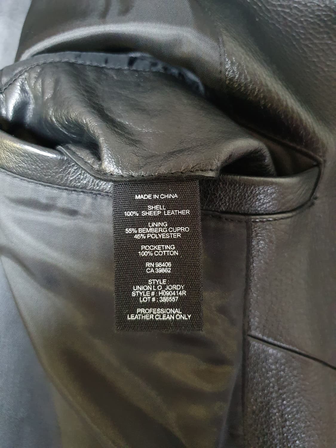 (M) 띠어리 블랙 라이더 양가죽자켓 상품이미지4