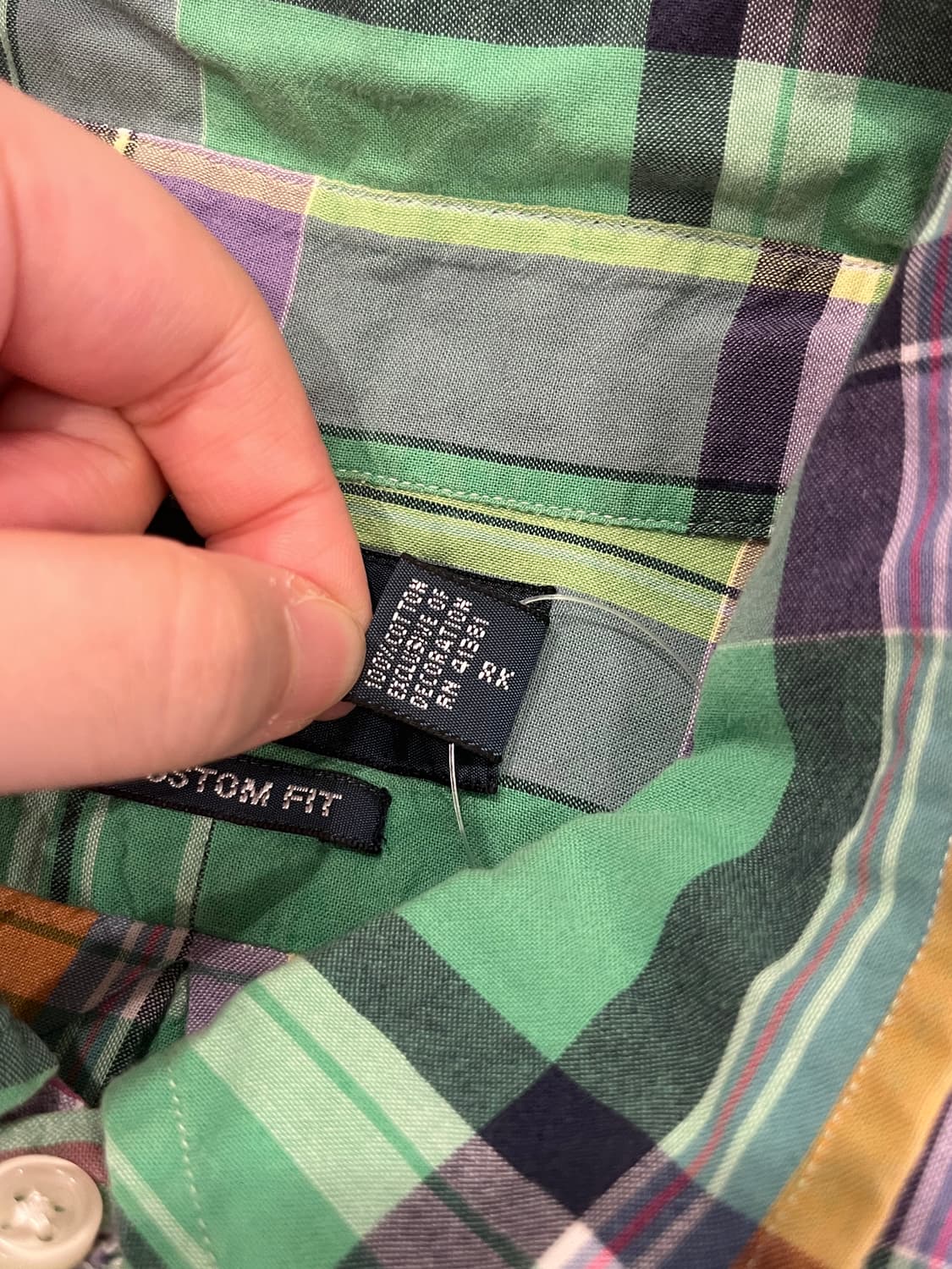 Polo RL 폴로 랄프로렌 CUSTOM FIT 체크 반팔 셔츠 상품이미지9