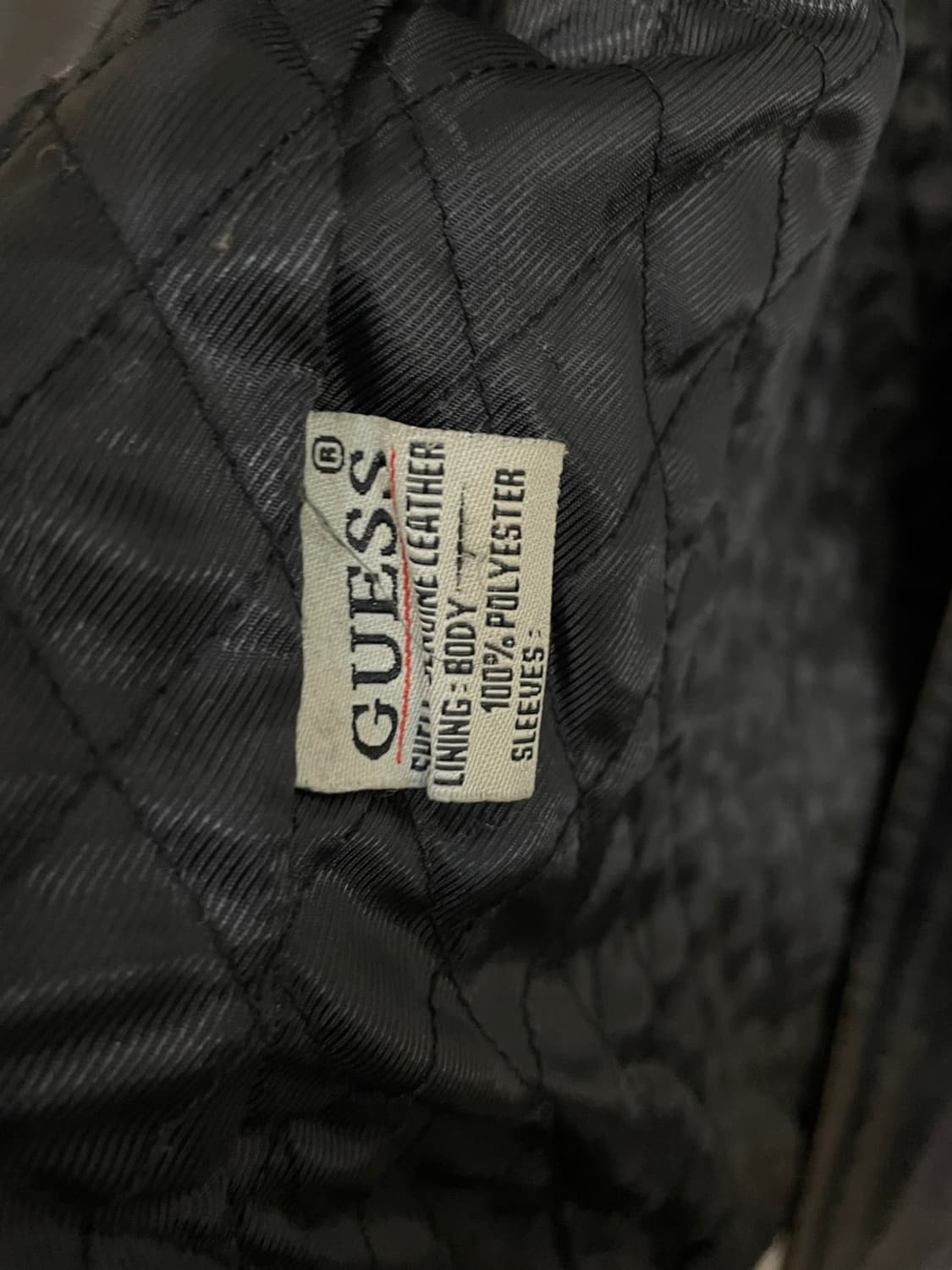 빈티지 게스 싱글 라이더 자켓 상품이미지9