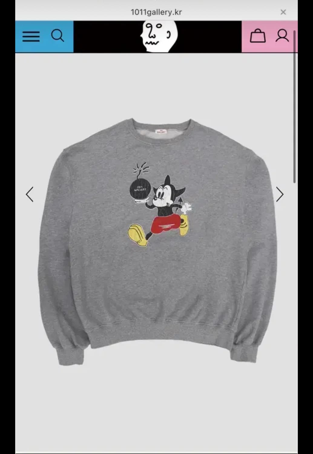 삽니다)1011갤러리 맨투맨 상품이미지1