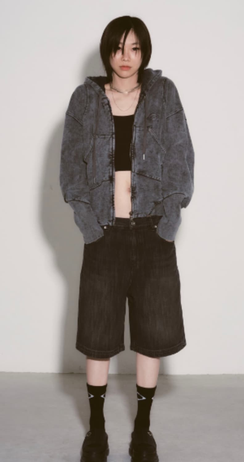 mschf 미스치프 벌룬 후드집업 상품이미지4