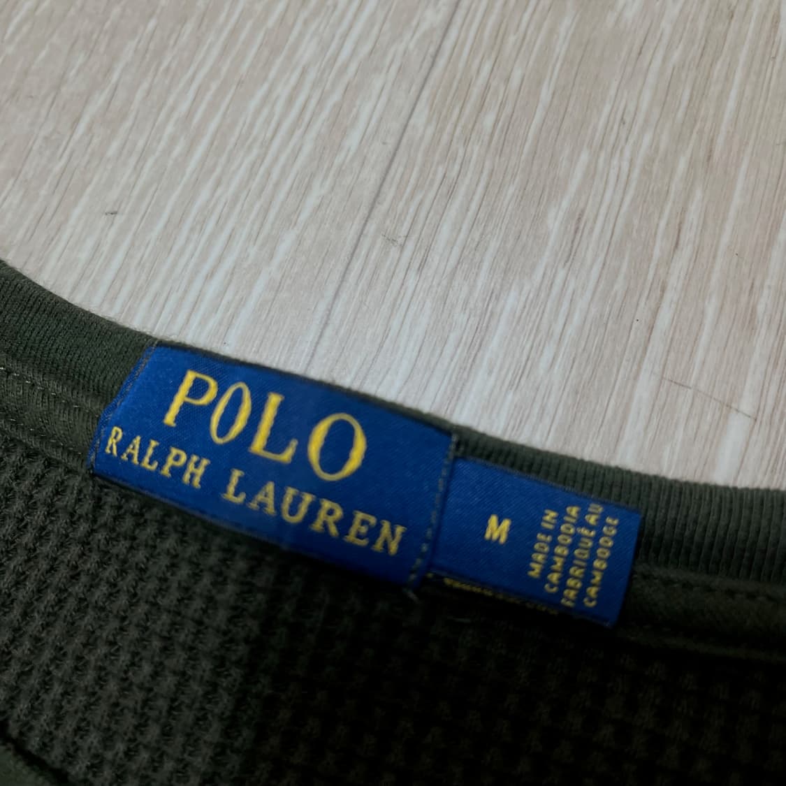 폴로 랄프로렌 여성 스몰포니 로고 와플 니트 [카키] M/95 상품이미지6