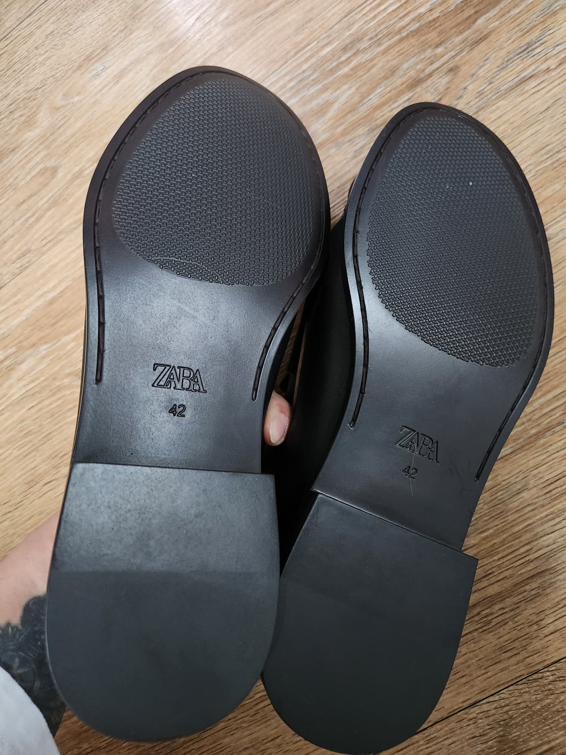 자라 소가죽 빈티지 로퍼 (42) 상품이미지5