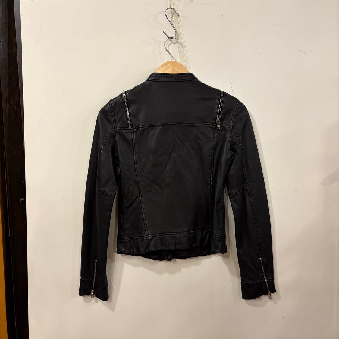 아르마니 사선레더자켓 상품이미지4