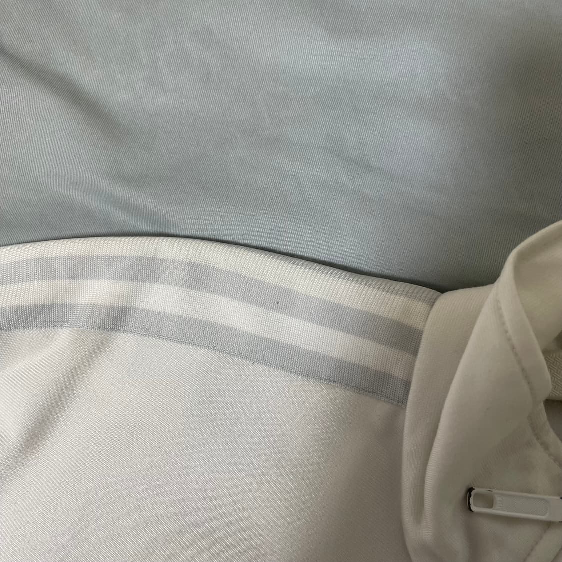 아디다스 화이트 실버 그레이 빅로고 파이어버드 져지 상품이미지3