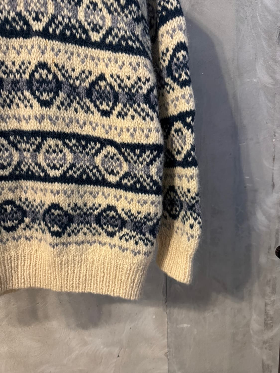 VTG 네팔 메이드 노르딕 니트 100~105 상품이미지9