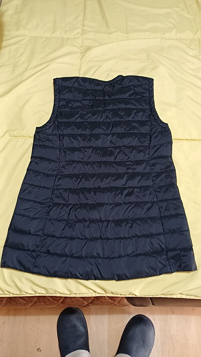 캐럿 롱경량조끼 100 여성77 가슴52 기장77 상품이미지4