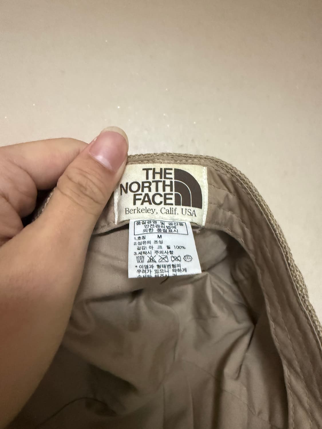 노스페이스 베이지 빵모자 M 상품이미지3