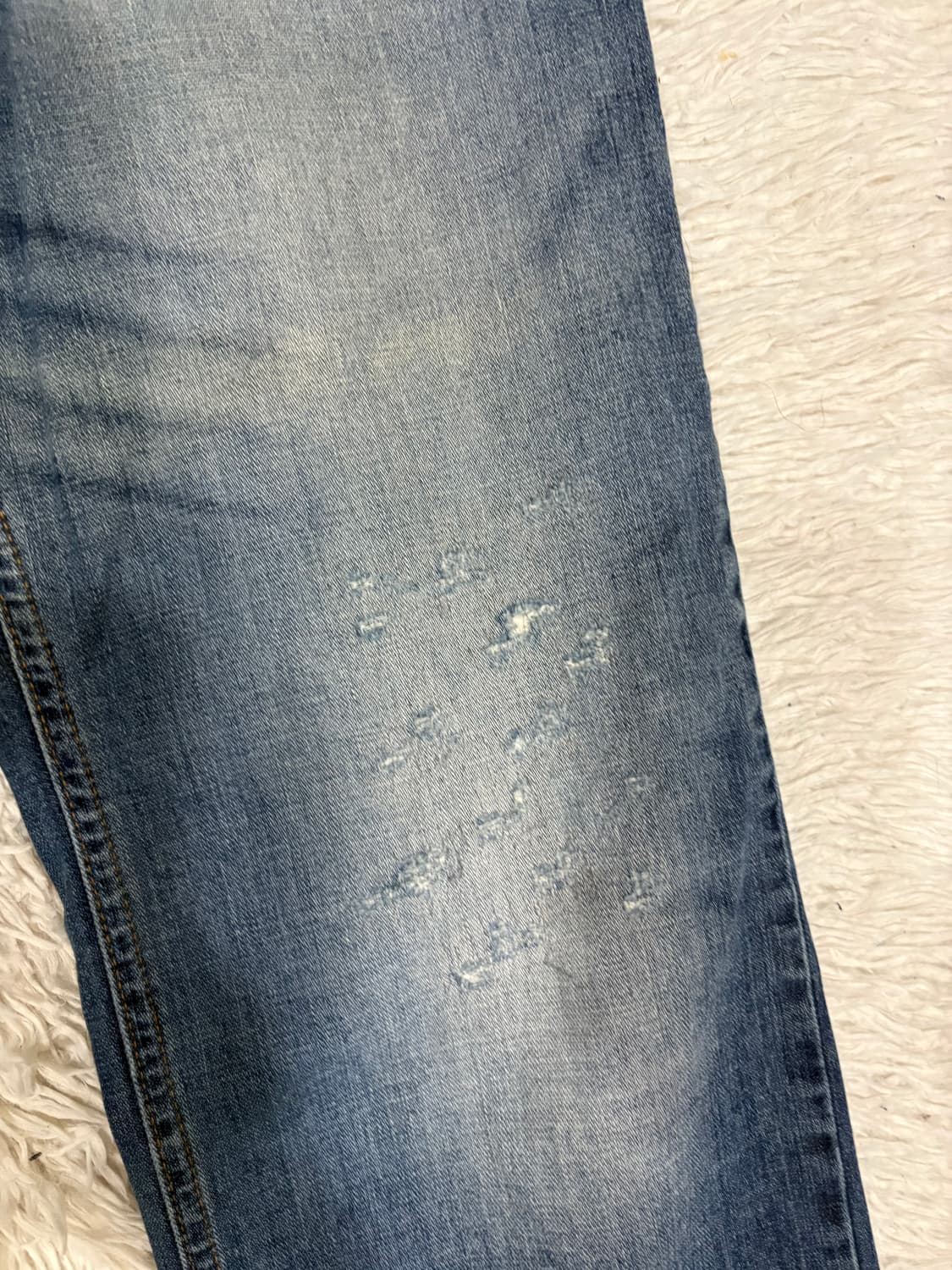 [50] 돌체앤가바나 가죽패치 워싱데님 청바지 상품이미지5