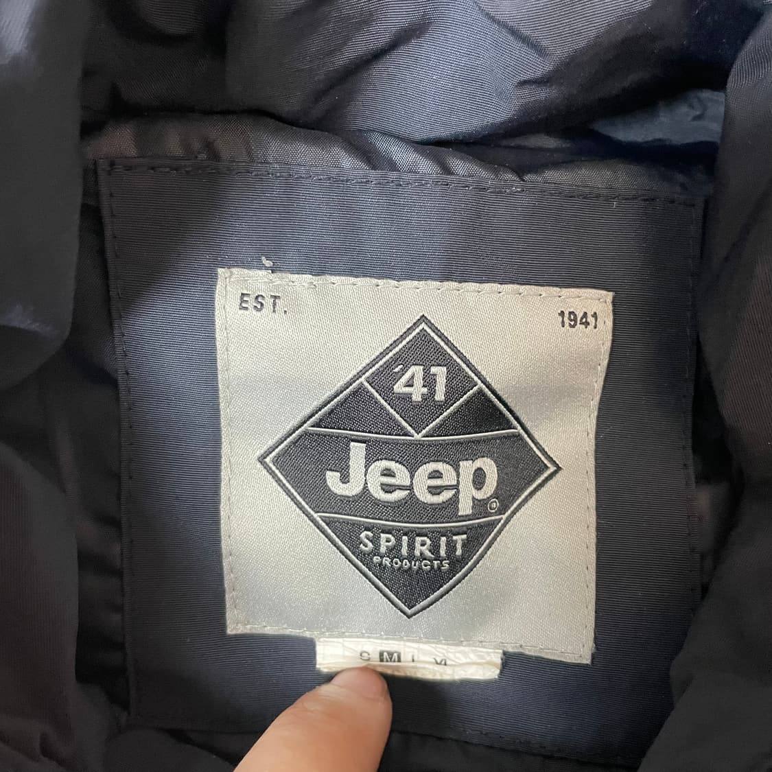 JEEP 스웨터 니트 조끼 패딩 M 상품이미지4