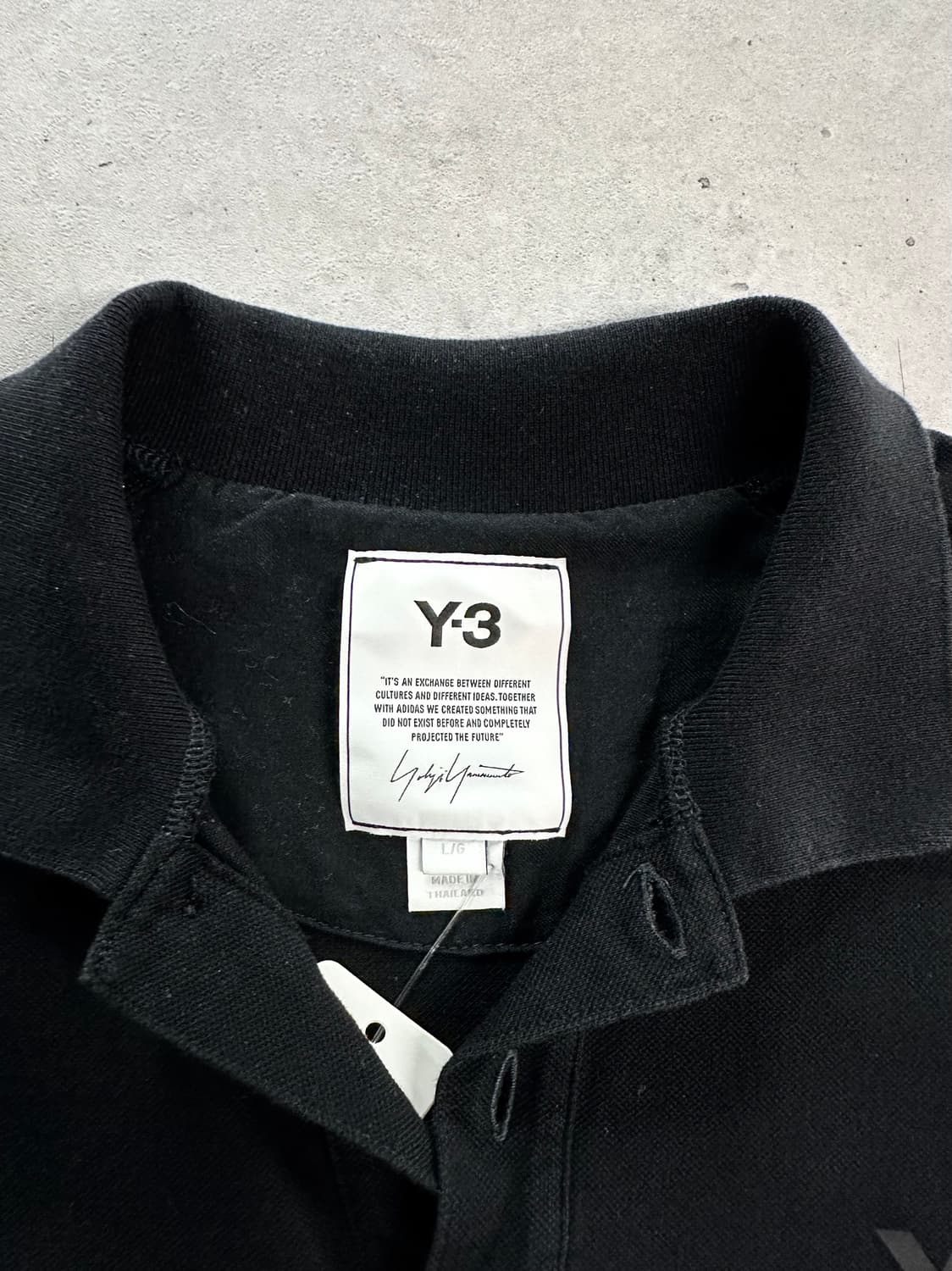 Y-3 로고 폴로셔츠 상품이미지2
