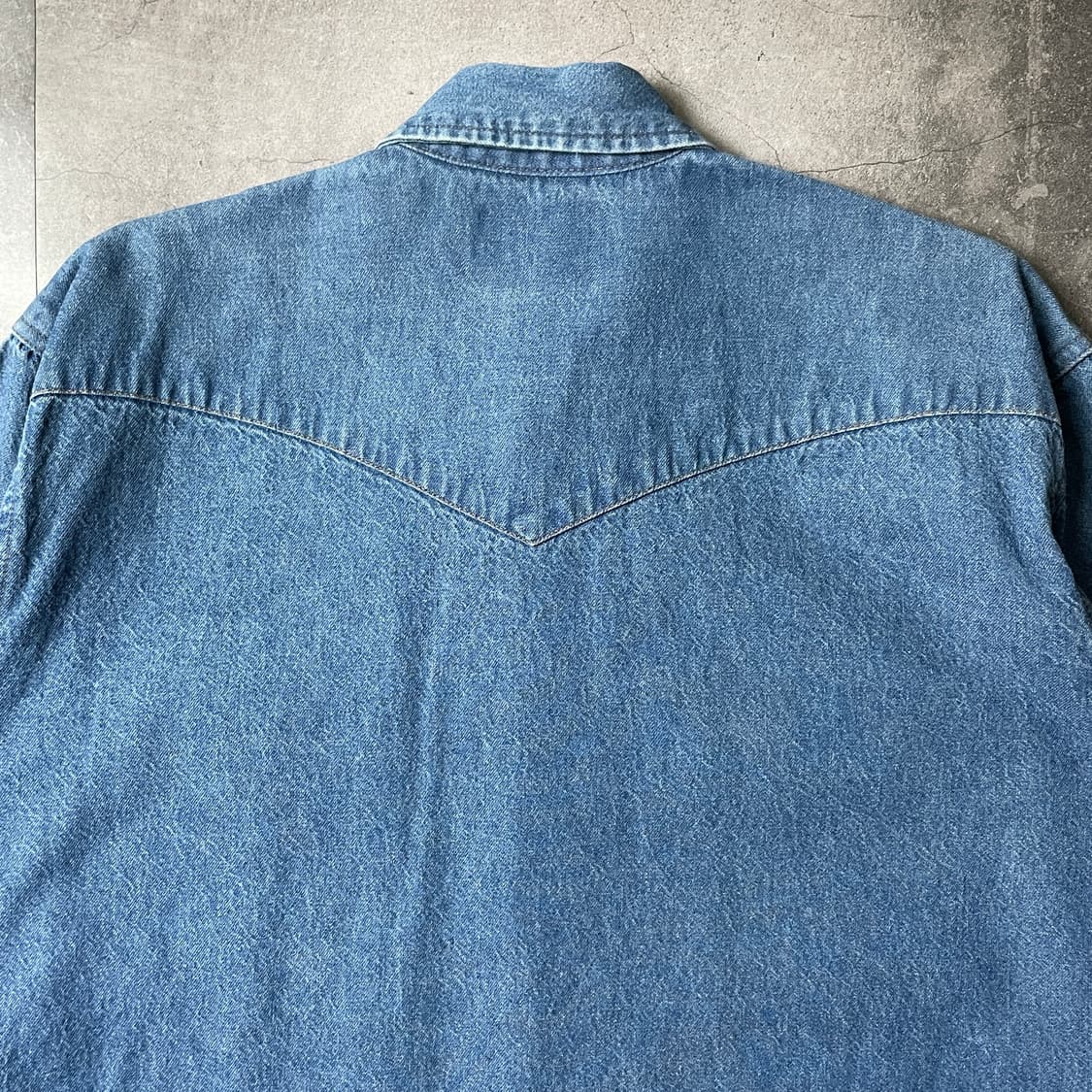 WRANGLER 랭글러 빈티지 웨스턴 데님 셔츠 A00447 상품이미지7