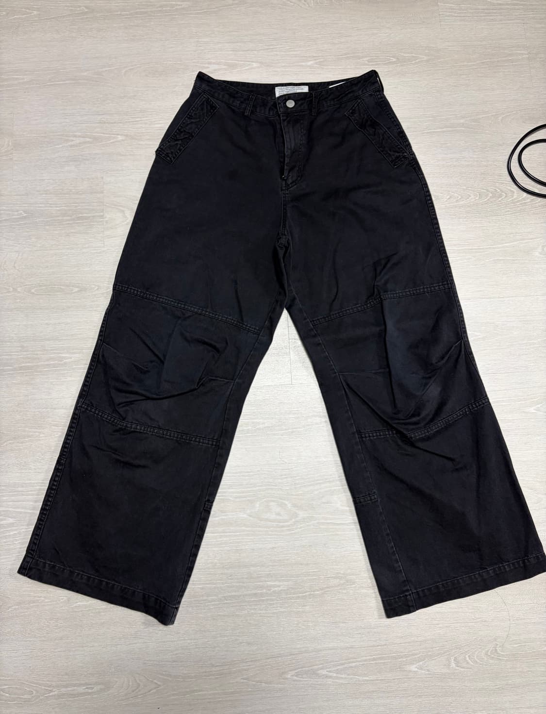다이브인 vern washed pants black 상품이미지3