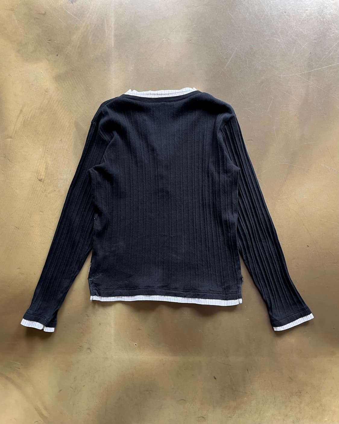 Jpn Vintage Stripe Docking Golgi Knit 상품이미지9