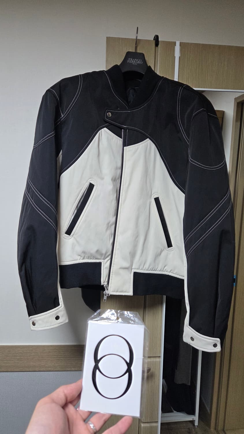 48) 엘무드 볼링 보머 자켓 블랙 상품이미지4