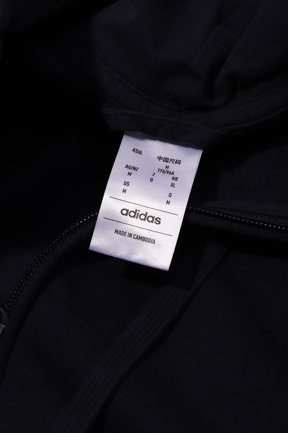 ADIDAS 기모 네이비 후드 집업 size XL 상품이미지5