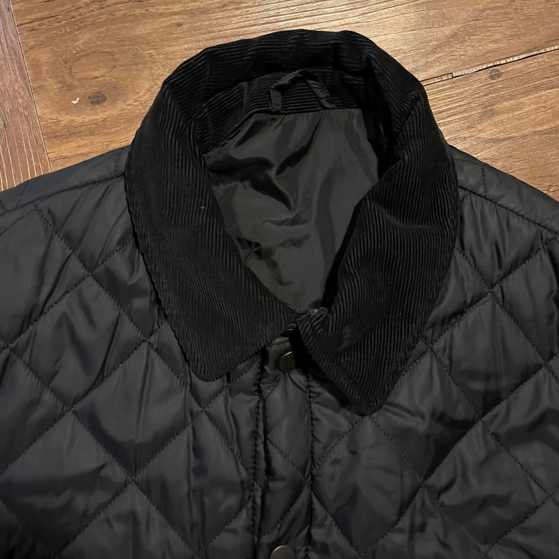 바버 Barbour 더블 포켓 퀼팅 집업 자켓 m 상품이미지8