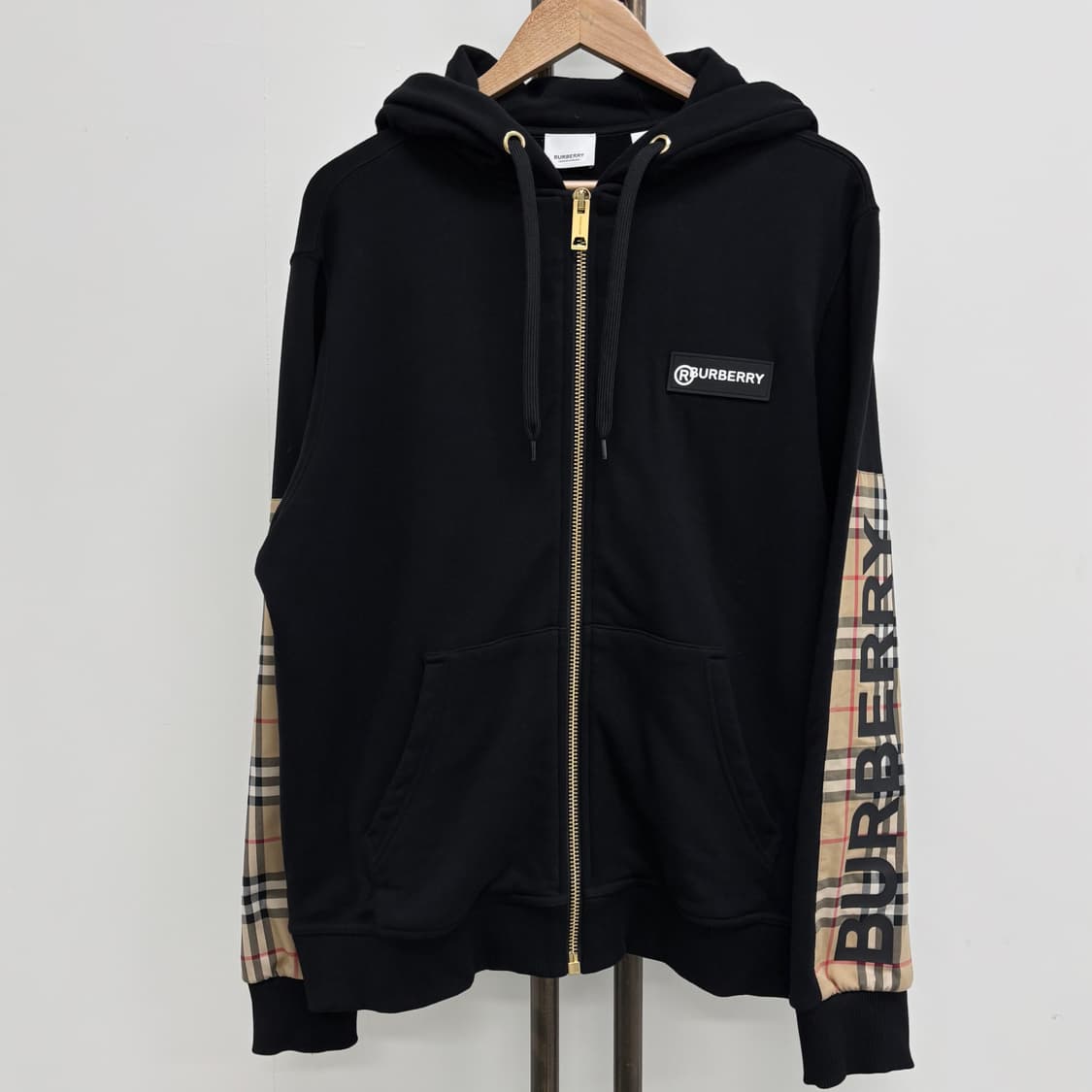 [L]버버리 체크 후드집업 상품이미지1