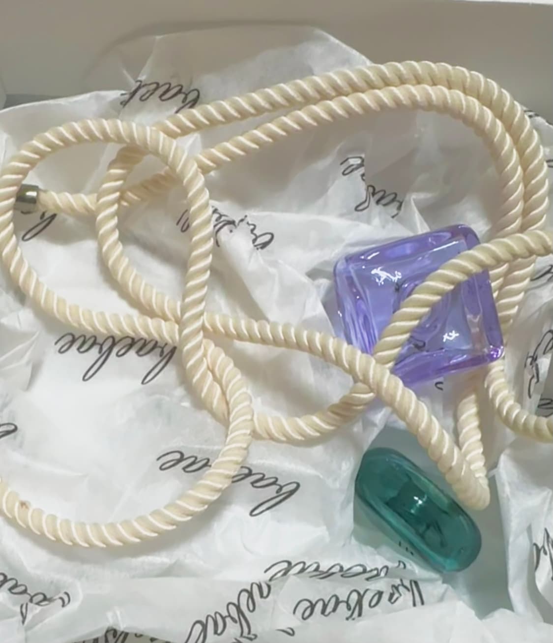 배배 유리 목걸이 유리공예 목걸이 상품이미지2