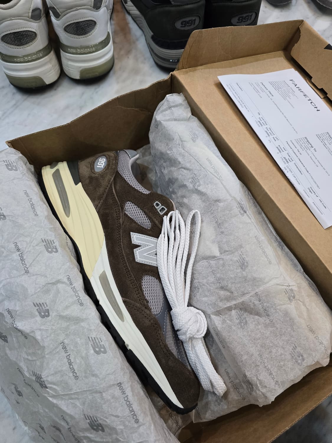 새상품 뉴발란스운동화 991v2  
브라운 그레이 280사이즈 상품이미지2