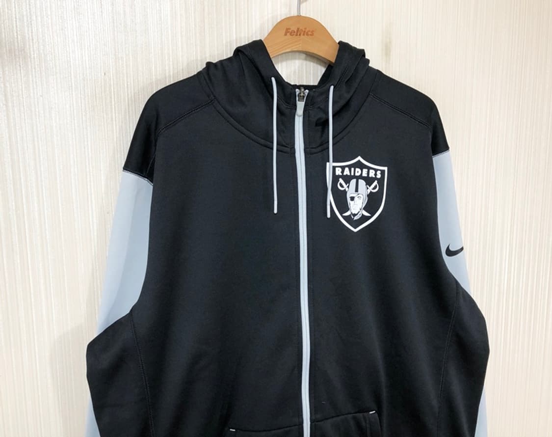 NFL 나이키 라스베가스 레이더스 후드집업자켓 L(해외) 상품이미지4