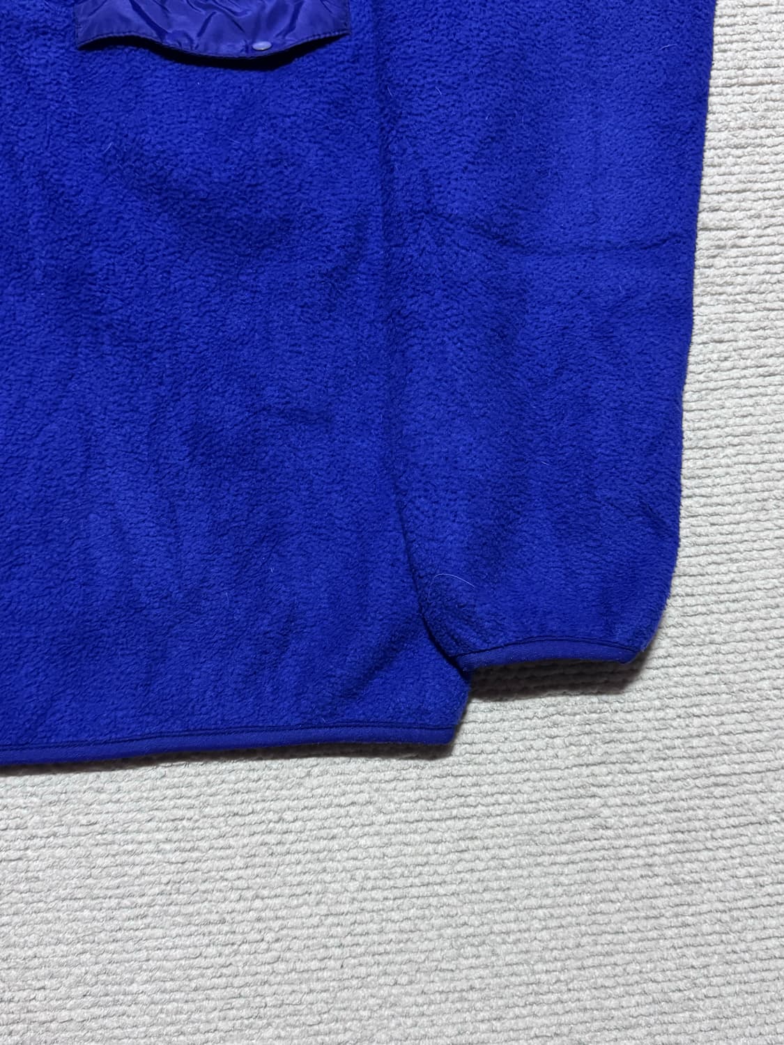 90s USA 파타고니아 신칠라 스냅티 블루퍼플 S 상품이미지6