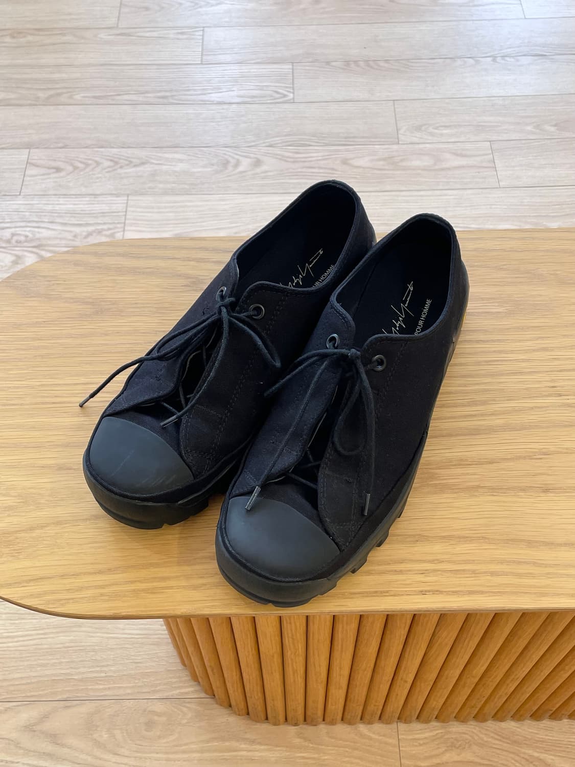 요지야마모토 뿌르옴므 cambus fly front low cut 상품이미지1