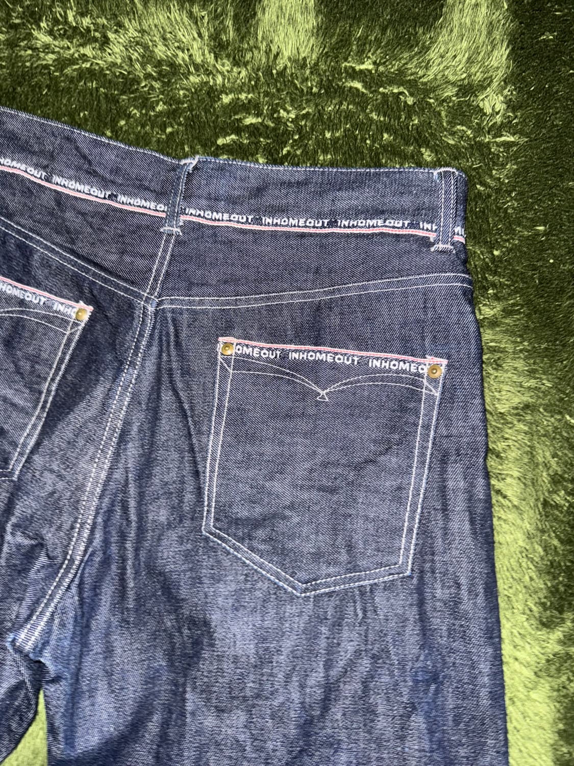 [XL] INHOMEOUT 딥 인디고 데님 팬츠 MADE IN JAPAN 상품이미지10