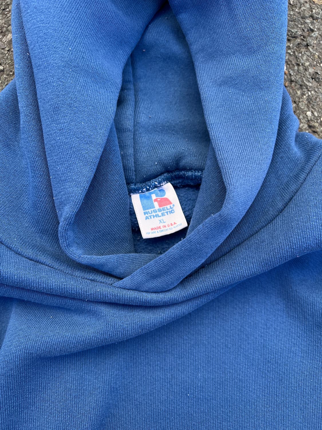 [XL] 80s 미제 러셀 후드 블루 상품이미지3
