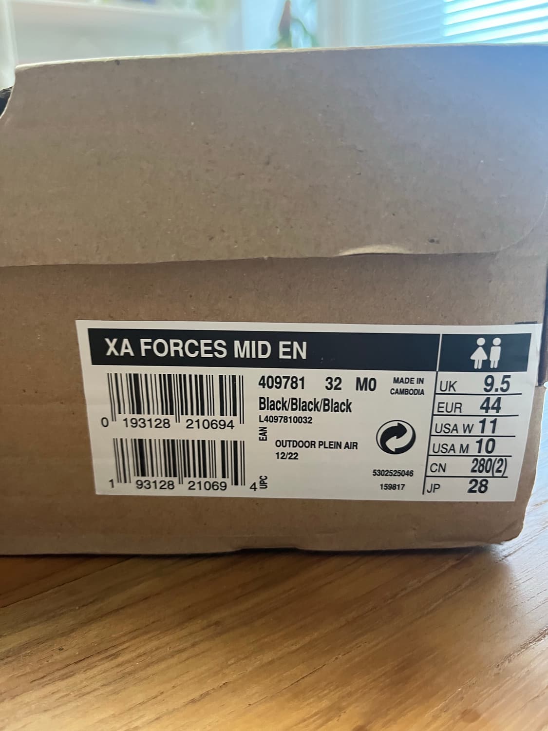 [판매] 살로몬 XA FORCES MID 블랙 280 상품이미지6