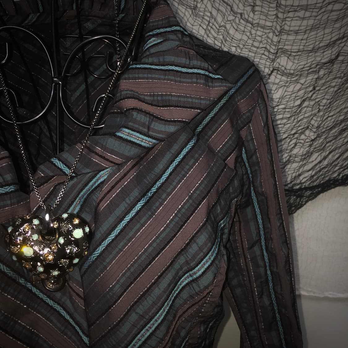 Fairy mint chocolate blouse jacket 상품이미지3