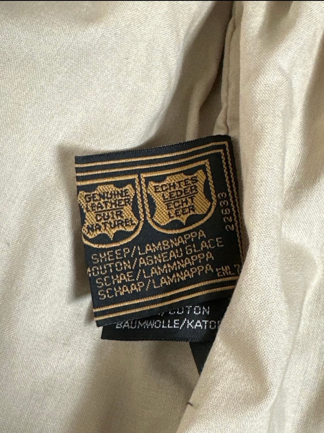 빈티지 투컬러 가죽자켓 상품이미지8