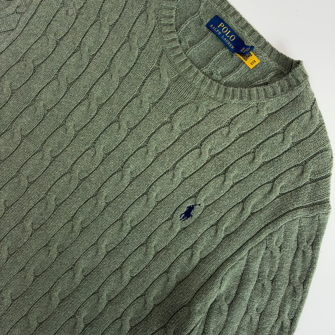 Polo  폴로 랄프로렌 Qr신형 코튼 케이블 니트 상품이미지2