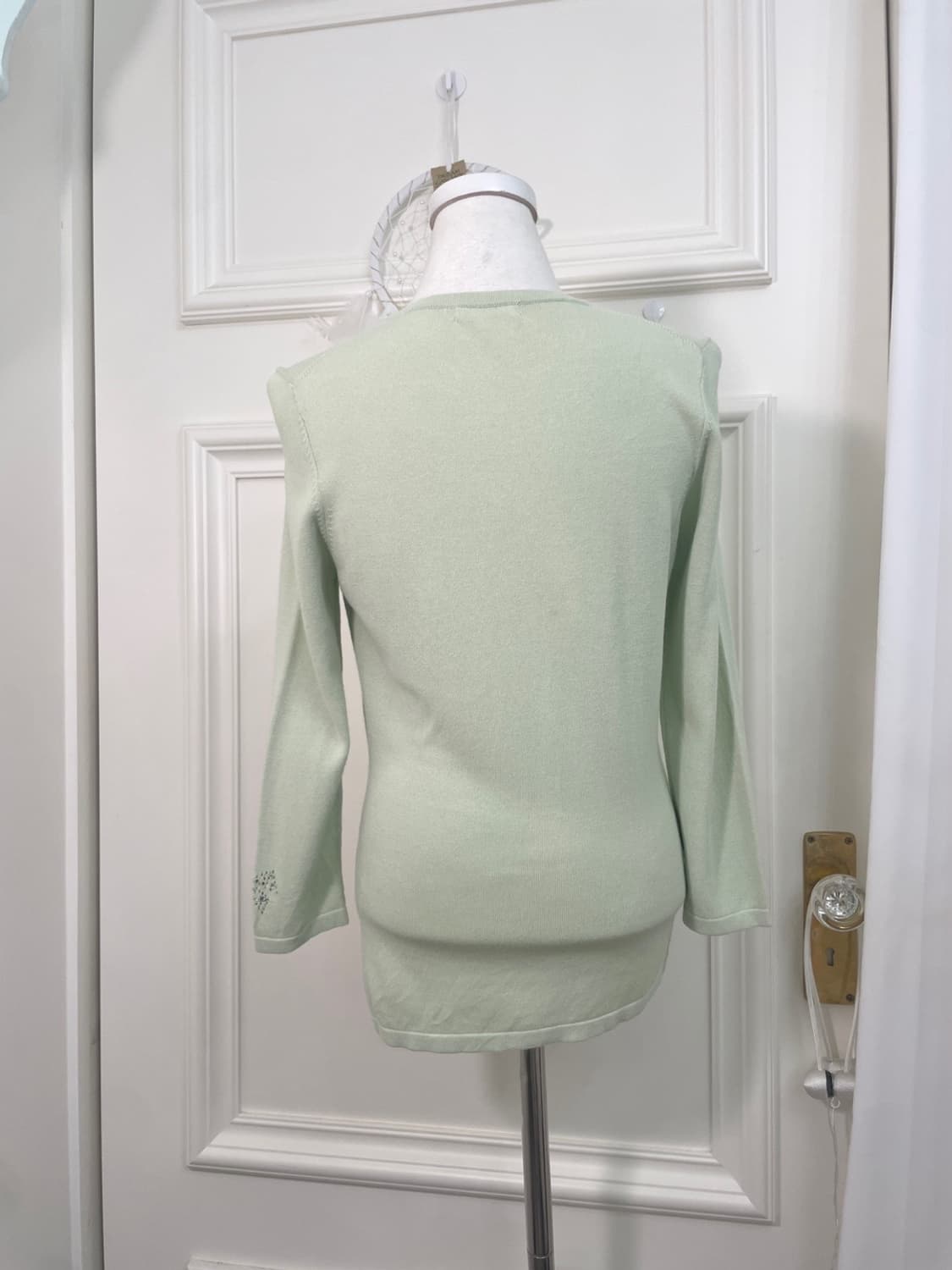 light green sleeve cubic summer cardigan 상품이미지3