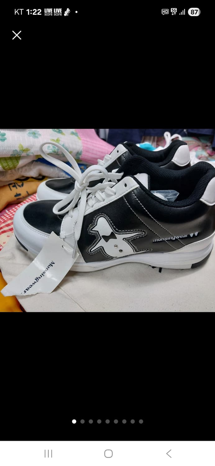 250 먼싱웨어 골프화 새것 !! 상품이미지1