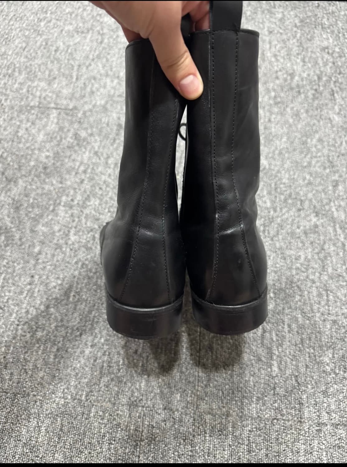 카우하이드 웨스턴 컴뱃 블랙 부츠 42 상품이미지5