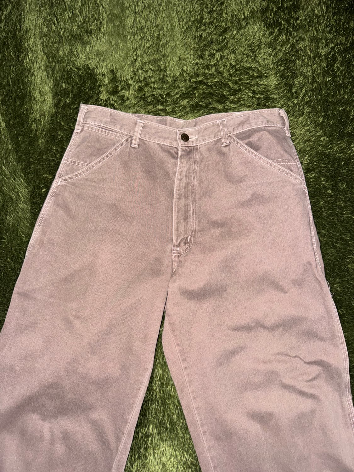 BEEBELL JAPAN 비벨 재패니즈 가먼트 다잉 카펜터 팬츠 브라운 상품이미지4