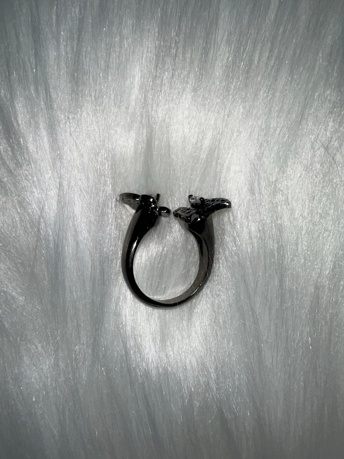 오리엔탈 고스펑크 나비 반지 상품이미지2